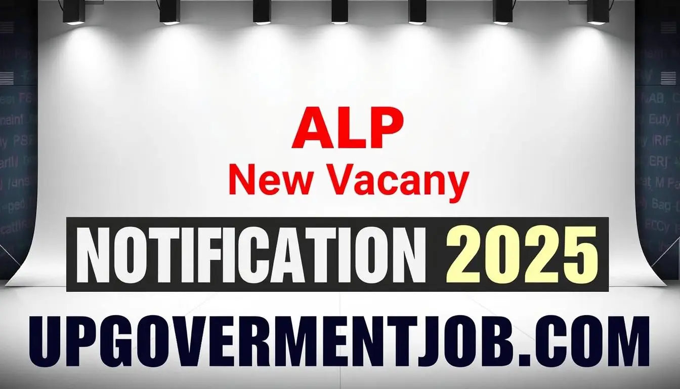 RRB ALP New Vacancy Notification 2025